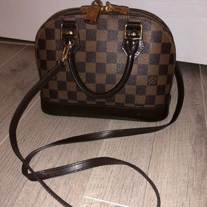 Louis Vuitton checkered cross body